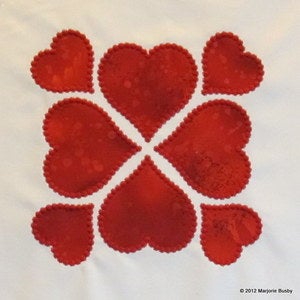 Image of GO! Ahead and Show Some Love Heart Motif