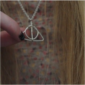Image of Deathly Hallows Inspired Necklace