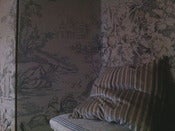 Image of STEEL/GREY PRINTED VELVET