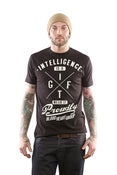 Image of BHG Intelligence is a Gift Men's Black T-Shirt Squared