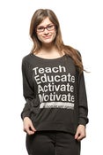 Image of TEAM BHG Long-Sleeve Women's Black T-Shirt