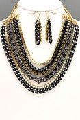 Image of Multi row Chain necklace
