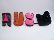 Image of fabric brooches