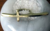 Image of Antique Gold Cross Ring