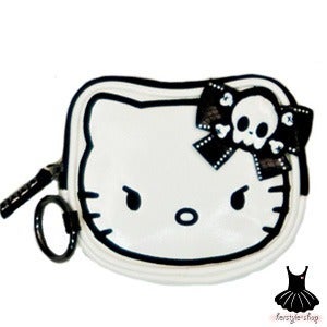 Image of HELLO KITTY ANGRY KITTY COIN BAG