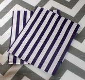 Image of Navy Candy Striped Bags 