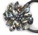 Image of Dahlia Mother of Pearl and Leather Necklace