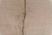 Image of Vintage Swedish Military + Antique African Indigo Sofa