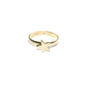 Image of Cute Gold Coloured Star Ring