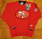 Image of VINTAGE SAN FRANCISCO 49ERS STARTER CREW NECK SWEATSHIRT