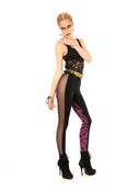 Image of 6 PANEL CLASSIC PURPLE LEOPARD...