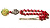Image of JARDÍN EN ROJO collar/neclace