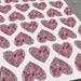 Image of Karen Berdou - Carmine Hearts Gift Wrap