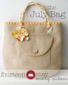 Image of The July Bag,  Tote / Beach Bag sewing pattern PDF