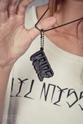 Image of Pride - Black Acrylic Necklace