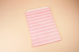 Image of Pink frosting gift bags set of 10
