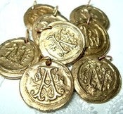 Image of Solid Bronze Original Wax Seal Pendant by Ritzy Misfit