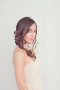 Image of Black Couture Birdcage veil
