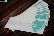Image of *NEW* iheartstance tiffany blue die-cut sticker 