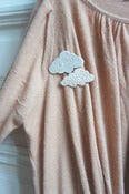 Image of 2 Broches nuage ceramique 