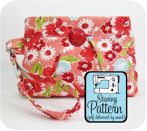 Image of Pleated Wristlet PDF Sewing Pattern