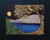 Image of 11x14 Matted Print- Moonlight Dogwood
