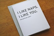 I Like Naps Card