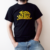 Image of Trippy Wicked - Black n Gold T-Shirt