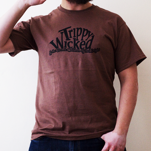 Image of Trippy Wicked - Guys Brown T-Shirt