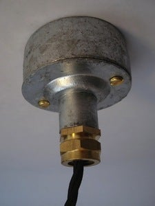 Image of ceiling rose | pattress | gland | galvenised