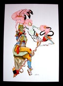 Image of Clash Of The Holy Smokes! Original drawing