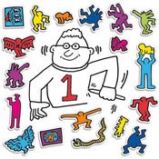Image of Keith Haring Wooden Magnets