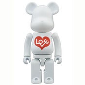 Image of Alexander Girard "Love Bianco" Chogokin Be@rbrick