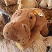 Image of Steiff Large Stuffed Hippo