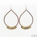 Image of Linear Hex Earrings