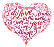 Image of Inkymole 'Much Ado About Nothing' heart print