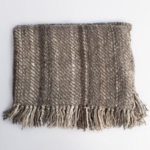 Image of Handwoven Jacob Wool Throw