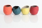Image of Medium Hand-Felted Bowl by the weather up here