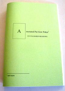 Image of Annotated Pai Gow Poker Chapbook