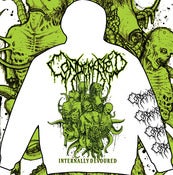 Image of CONDEMNED white hoodie GREEN -RARE