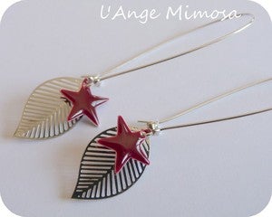 Image of Boucles d'oreilles "E & F"