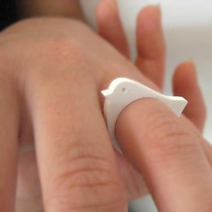 Image of BIRD BROOCH /  RING <br> ZWearing<br>Zero Waste Jewellery