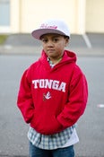 Image of "TONGA" Youth Red Hoody 