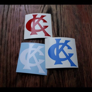 Image of CK Letterman Decal
