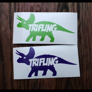 Image of Trifling Triceratops Decal