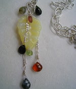 Image of Glass Leaf Tourmaline Dangle