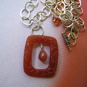 Image of Cinnamon Glass Necklace
