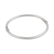 Image of Sterling Silver Hinged Bangle