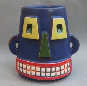 Image of Blue Robot Tumbler