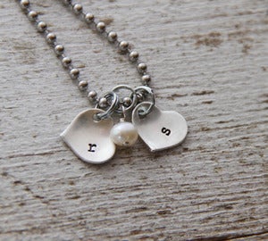 Image of Teeny Hearts necklace